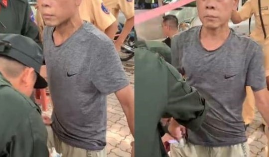 Gặp công an, người đàn ông đưa heroin vừa mua vào miệng nuốt