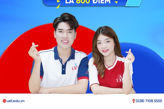 TUYỂN SINH 2024: Trường Đại học Kinh tế - Tài chính TPHCM (UEF) công bố điểm chuẩn thi đánh giá năng lực