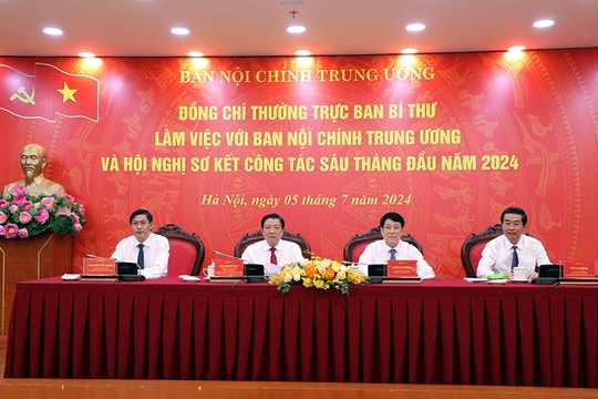 Xử lý dứt điểm các vụ án, vụ việc tham nhũng, tiêu cực phục vụ công tác nhân sự Đại hội đảng các cấp