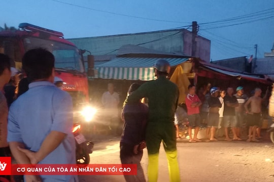 Tạm giữ đối tượng đâm người rồi đốt xe tải