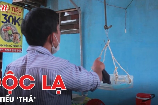 Độc lạ hủ tiếu ‘thả’ giữa lòng Sài Gòn, tuổi đời gần 30 năm