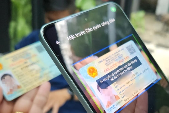 Chưa có CCCD xác thực sinh trắc học thế nào?
