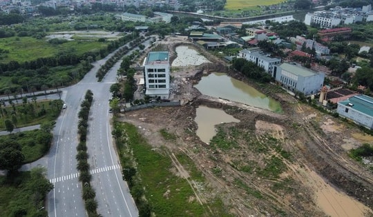 Diễn biến vụ đào hồ trái phép trên đất cây xanh tại khu đô thị Thanh Hà