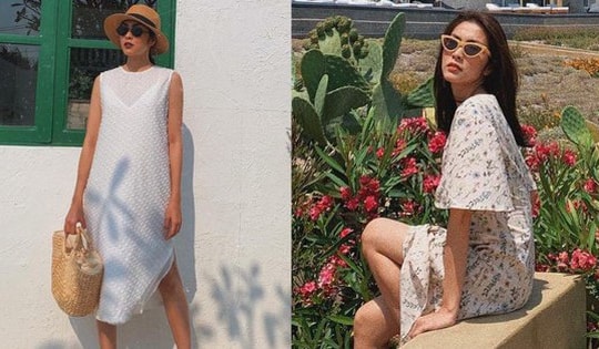 Tham khảo 10 set váy đi du lịch nổi bật và ăn ảnh của Tăng Thanh Hà