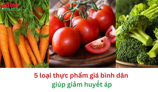 5 thực phẩm giá bình dân giúp giảm huyết áp