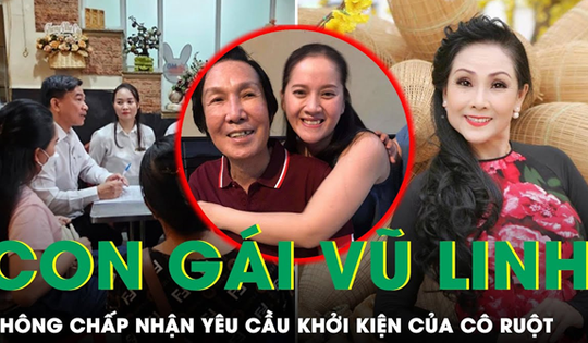 Con gái cố nghệ sĩ Vũ Linh không chấp nhận yêu cầu khởi kiện tranh chấp di sản của cô ruột