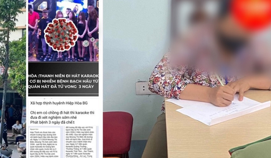 Bị xử phạt vì đăng tin sai sự thật về bệnh bạch hầu tại Bắc Giang