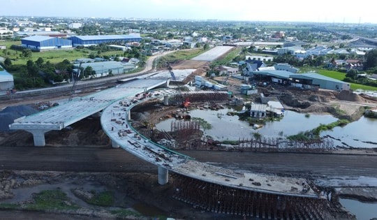 Long An 'hết tốc lực' để kết nối Vành đai 3 TPHCM với cao tốc Bến Lức - Long Thành