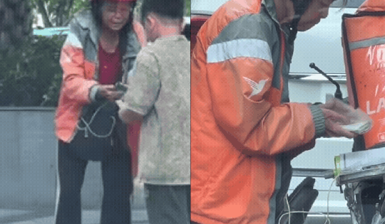 Câu chuyện xúc động phía sau video cụ bà shipper tóc bạc đếm tiền lẻ lan tỏa mạng xã hội