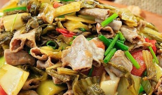 Những món ngon từ dưa cải chua