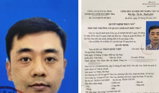 Cựu phó giám đốc chi nhánh ngân hàng lừa tiền của khách hàng rồi bỏ trốn