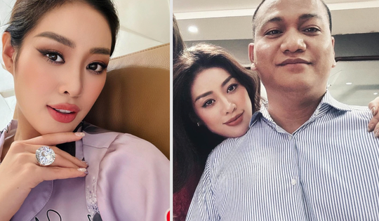 Hoa hậu Khánh Vân lộ nhẫn 'hột xoàn' và ngày 'lên xe hoa' với nhiếp ảnh gia hơn 17 tuổi