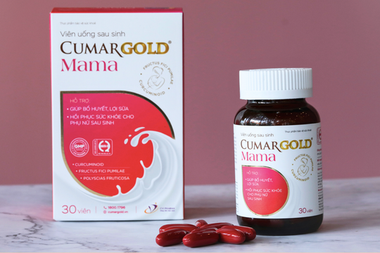 CumarGold Mama - Giải pháp lợi sữa khoa học hỗ trợ cho mẹ ít sữa, mất sữa