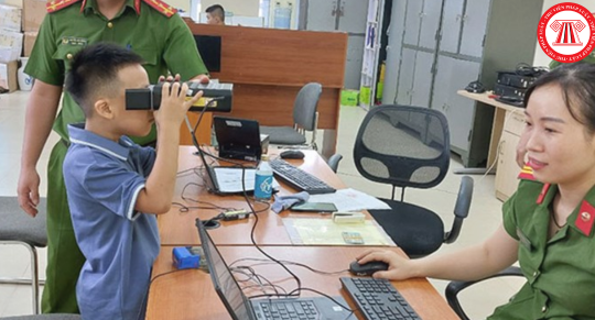 Xác thực sinh trắc học cho trẻ em từ 06 đến dưới 14 tuổi khi đi làm thẻ căn cước