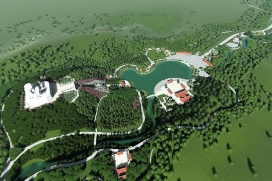 Chủ đầu tư Khu du lịch sinh thái văn hóa Đá Thiên nhận tiền công đức trái quy định