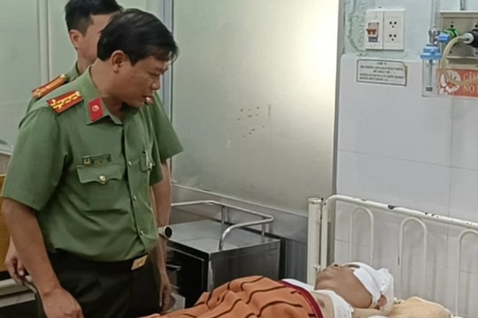Đại úy công an bị chém ở Bình Phước đã qua cơn nguy kịch