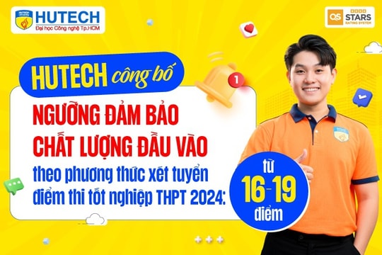 Điểm sàn tuyển sinh năm 2024 của Trường Đại học Công nghệ TPHCM (HUTECH)