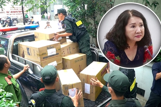 Hoàn tất khám xét, thu giữ nhiều thùng tài liệu tại nhà bà Nguyễn Thị Như Loan - TGĐ Công ty Quốc Cường Gia Lai