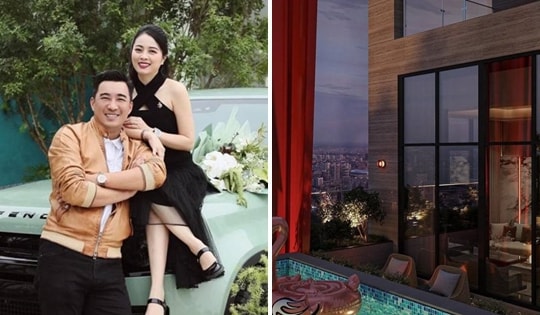 Cuộc sống viên mãn của Hằng túi bên người chồng thứ 3 trong không gian sang trọng