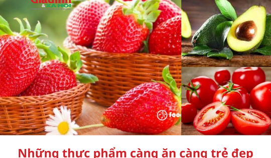 Những thực phẩm càng ăn càng trẻ đẹp