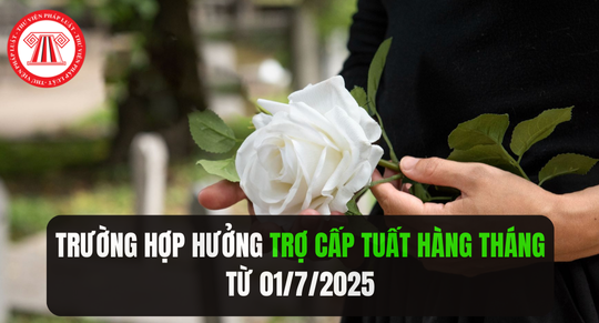Các trường hợp hưởng trợ cấp tuất hàng tháng từ 01/7/2025