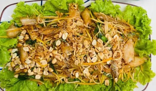 Cách làm gỏi cá 1 nắng đu đủ cực ngon