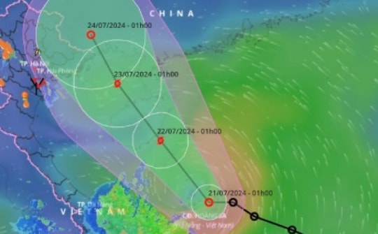 Áp thấp nhiệt đới mạnh thành bão số 2