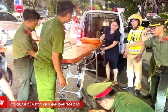 Thanh niên tông xe vào chiến sĩ Công an đang làm nhiệm vụ