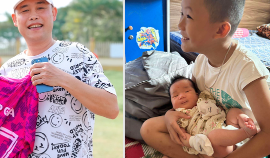 Hiệp Gà khoe khoảnh khắc đáng yêu của cháu ngoại 1 tháng tuổi