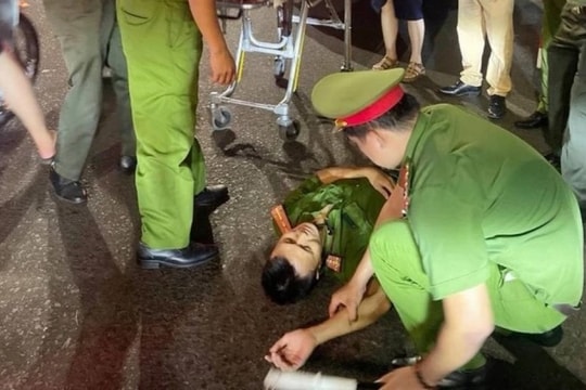 Tạm giam thiếu niên tông xe máy vào Đại úy công an