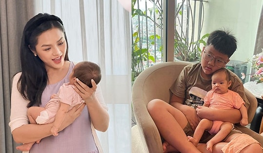 Cuộc sống làm mẹ 'bỉm sữa' đơn thân của diễn viên Thu Quỳnh: Không thuê giúp việc, có mẹ đẻ hỗ trợ