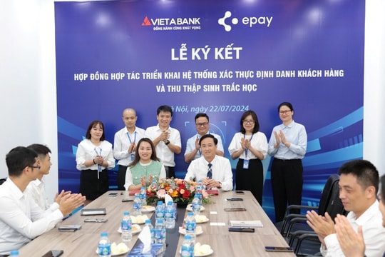 VietABank hợp tác Epay về định danh khách hàng và thu thập sinh trắc học