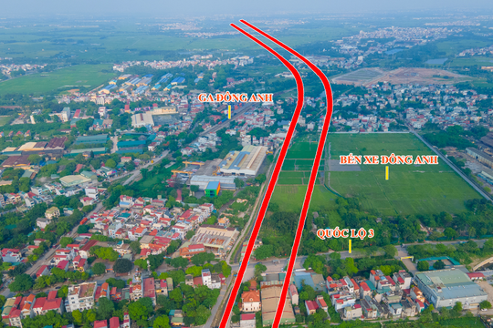 Đường Vành đai 3 đoạn qua Đông Anh dự kiến sẽ khởi công vào quý 4/2025