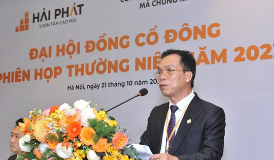 Hải Phát báo lãi ròng 'đi lùi' 62%, Chủ tịch Đỗ Quý Hải giảm mạnh thu nhập