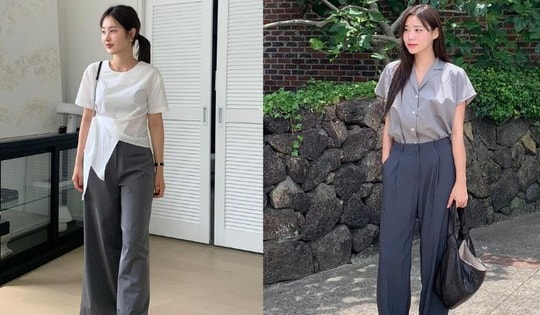 4 cách mặc quần ống rộng đẹp tới công sở