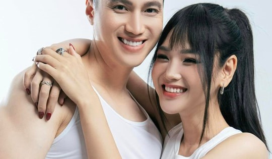 Việt Anh khoe cơ bắp trong bộ ảnh với 'bạn gái tin đồn'