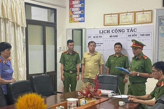 Khởi tố, bắt tạm giam Phó phòng kinh tế thành phố; Bí thư chi bộ