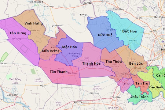 Bảng giá đất tỉnh Long An mới nhất 2024