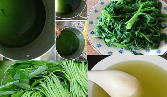 Cách chọn rau muống giòn ngon, không nhiễm hóa chất