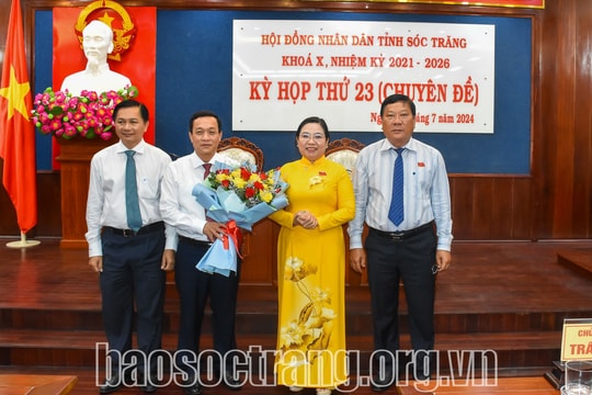 Sóc Trăng có tân Phó Chủ tịch HDND tỉnh