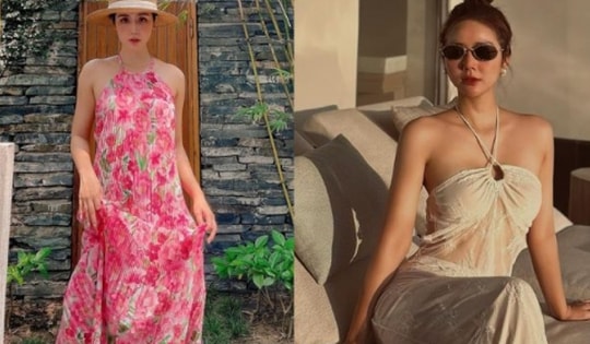 Tham khảo thời trang đi du lịch trẻ trung, ăn ảnh của Huyền Lizzie