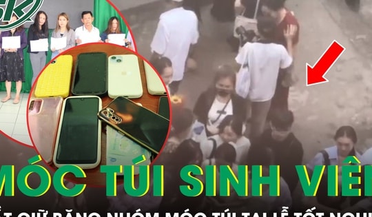 Bắt băng nhóm dàn cảnh móc túi sinh viên trong lễ tốt nghiệp ở Trường Đại học Sài Gòn