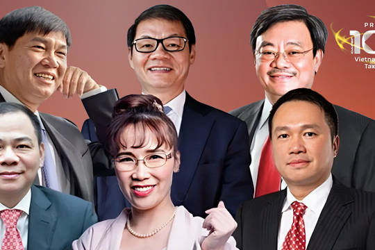 DN của 6 tỷ phú đô la Việt Nam nộp ngân sách gần 73.000 tỷ đồng năm 2023, kém không nhiều so với “người khổng lồ” PVN, ngang ngửa Viettel và Petrolimex cộng lại