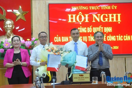 Bổ nhiệm Chánh Văn phòng Tòa án nhân dân tỉnh giữ chức Phó Trưởng ban Nội chính Tỉnh ủy