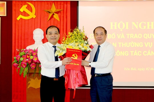 Chỉ định Bí thư Huyện ủy giữ chức Bí thư Đảng ủy Khối cơ quan và doanh nghiệp tỉnh