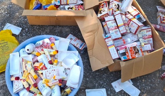 Hải Dương: Xử phạt chủ cửa hàng buôn bán mỹ phẩm nhập lậu