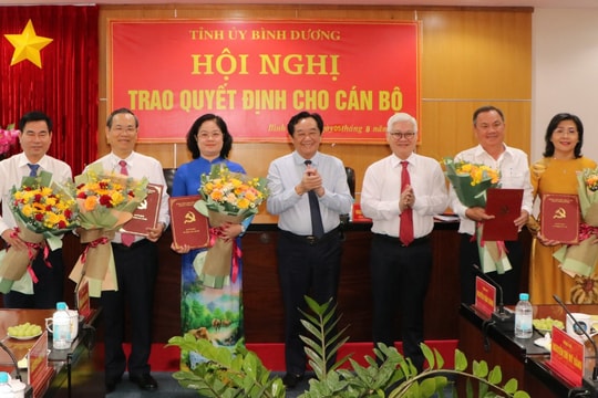 Bổ nhiệm nữ Trưởng Ban Nội chính, Giám đốc Sở Nội vụ; chỉ định Bí thư Đảng đoàn, Bí thư Thành ủy