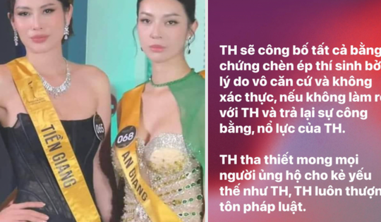 Một người đẹp trượt Top tại Miss Grand Vietnam 2024 'úp mở' tung bằng chứng bị chèn ép