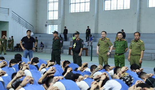Clip đột kích 'sào huyệt' bắt 155 đối tượng lừa đảo ở Tam Giác Vàng