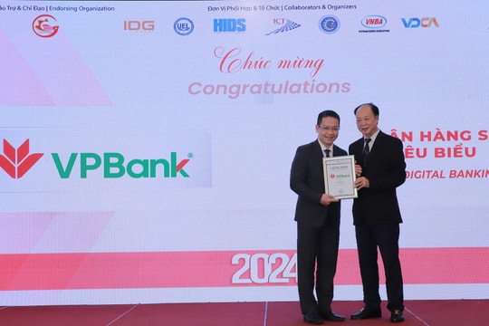 VPBank nhận cú đúp tại giải thưởng Ngân hàng Việt Nam tiêu biểu